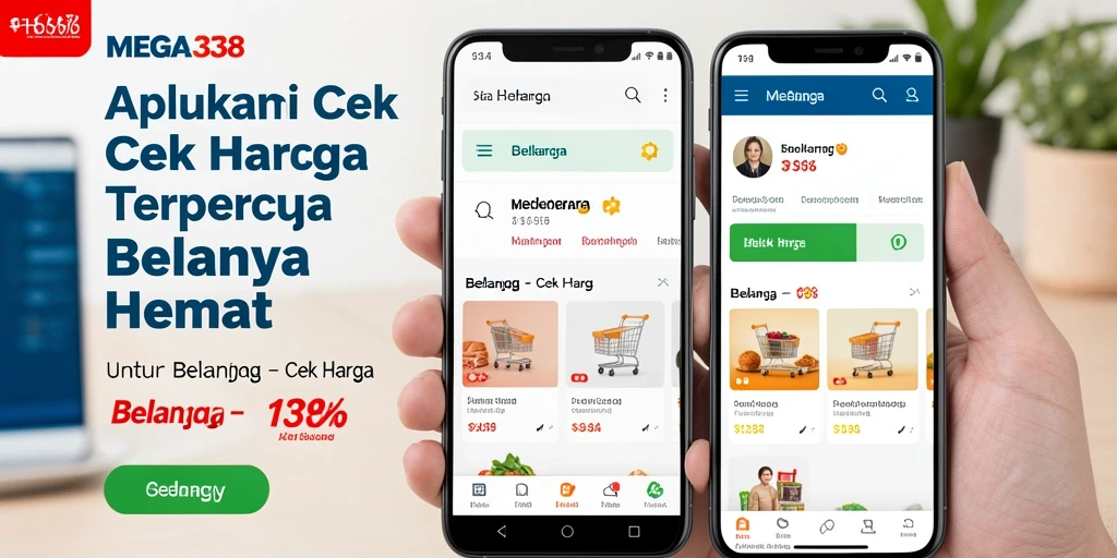 Antarmuka MEGA338 menampilkan informasi harga secara jelas dan mudah dipahami.