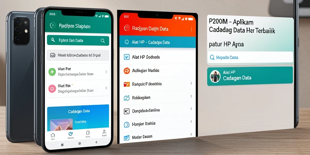 Antarmuka P200M yang sederhana dan efektif untuk cadangan data.