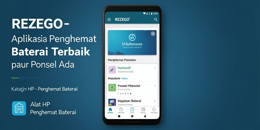 Tampilan antarmuka REZEGO yang membantu mengelola baterai.
